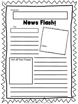 free newspaper templates for students